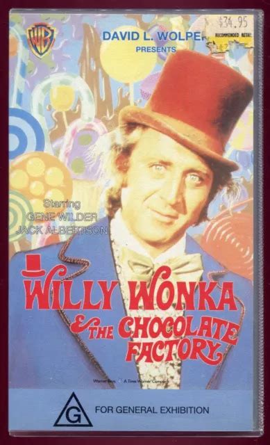 willy Wonka the chocolate factory vhs